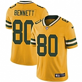 Nike Men & Women & Youth Packers 80 Martellus Bennett Yellow NFL Vapor Untouchable Limited Jersey,baseball caps,new era cap wholesale,wholesale hats